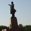 The city has several monuments, including one of the few statues of Lenin remaining in Central Asia.