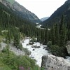 The Karakol Valley in the national park of the same name was much more forested than the areas with summer pasture.