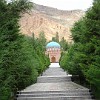 The tomb of Rudaki in Panjrud. The poet Rudaki is the founder of modern Persian.
