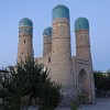 The Chor Minor mosque is one of the Bukhara’s unusual monuments. 'Chor–Minor' is translated as 'four minarets'. This name is well justified: the corners of the square-rectangular madrasah building are really decorated with four small minarets crowned with blue domes, different in decors from each other.