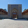 The old town of Tashkent. Due to the destruction of most of the ancient city during the 1917 revolution and, later, the 1966 earthquake, little remains of Tashkent's traditional architectural heritage. 