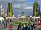 Astana is the new capital city of Kazakhstan situated in the cold steppe of the northern part of the country. It is a completely new city, built since the year 1996. The president Nursultan Nasarbaiev ordered it and the petrodollars helped to accomplish his vision.